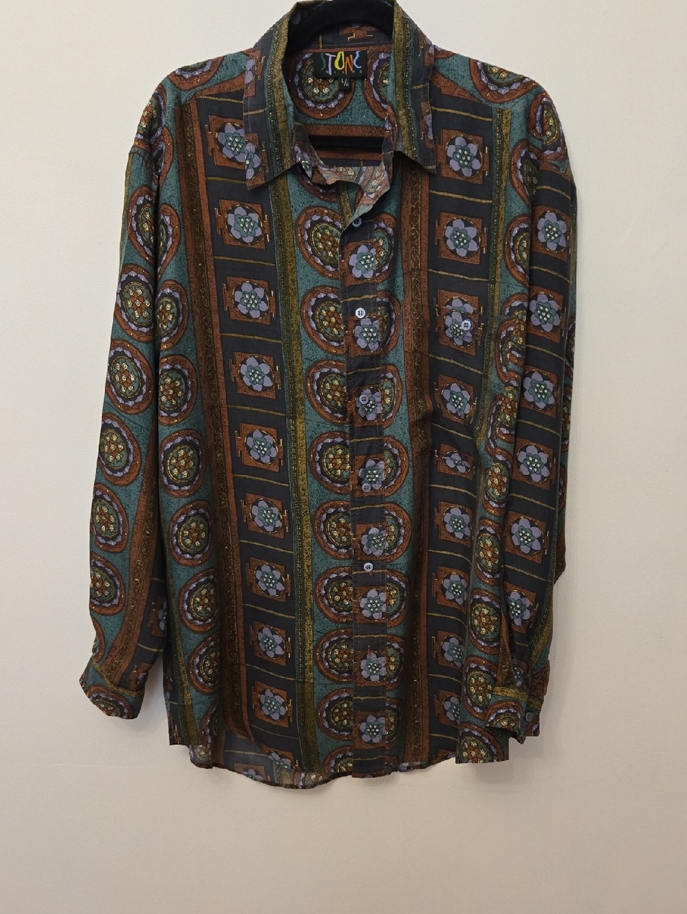 Stone Silk 90's Shirt
